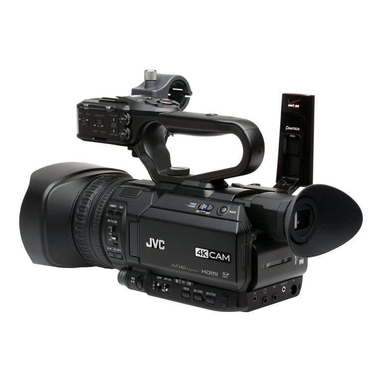 JVC 4K UHD Professional Camcorder GY-HM250U with Top Handle Audio
