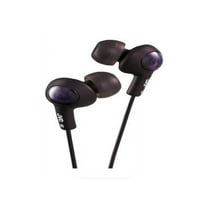 JVC Gumy Plus HA-FX7M Earset - Wired - 16 Ohm - 10 Hz - 20 kHz - Earbud - In-ear - 3.30 ft Cable - Black