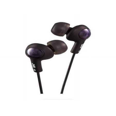 JVC - Wired Gumy Plus In Ear Headphones with Microphone and Remote - Black