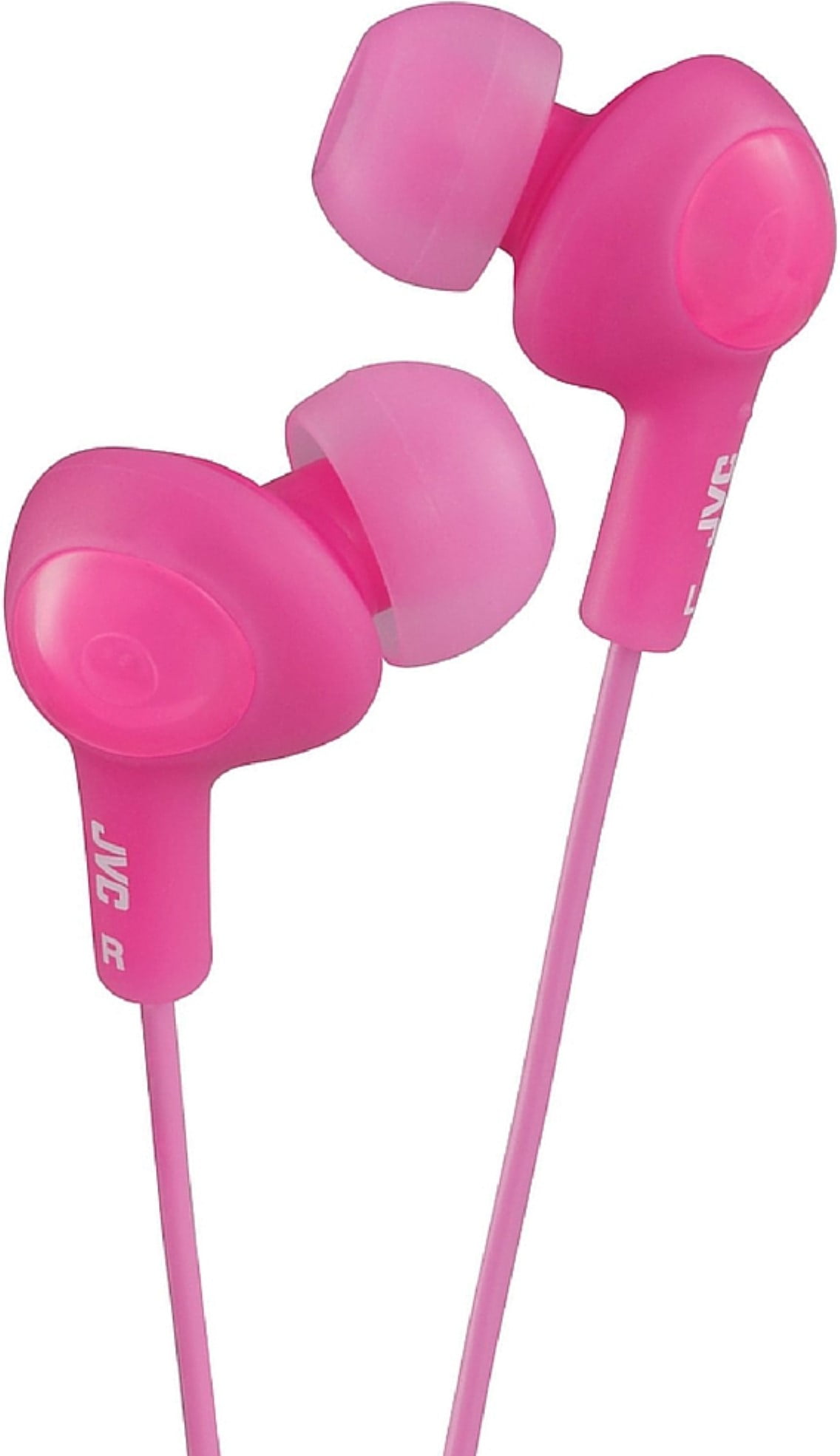 JVC Gumy Plus In-Ear Headphones, Pink 1 ea (Pack of 2) - Walmart.com