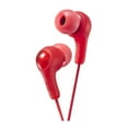 thumbnail image 1 of JVC Gumy in Ear Earbud Headphones, Powerful Sound, Comfortable and Secure Fit, Silicone Ear Pieces S/M/L - HAFX7R Red, 1 of 6