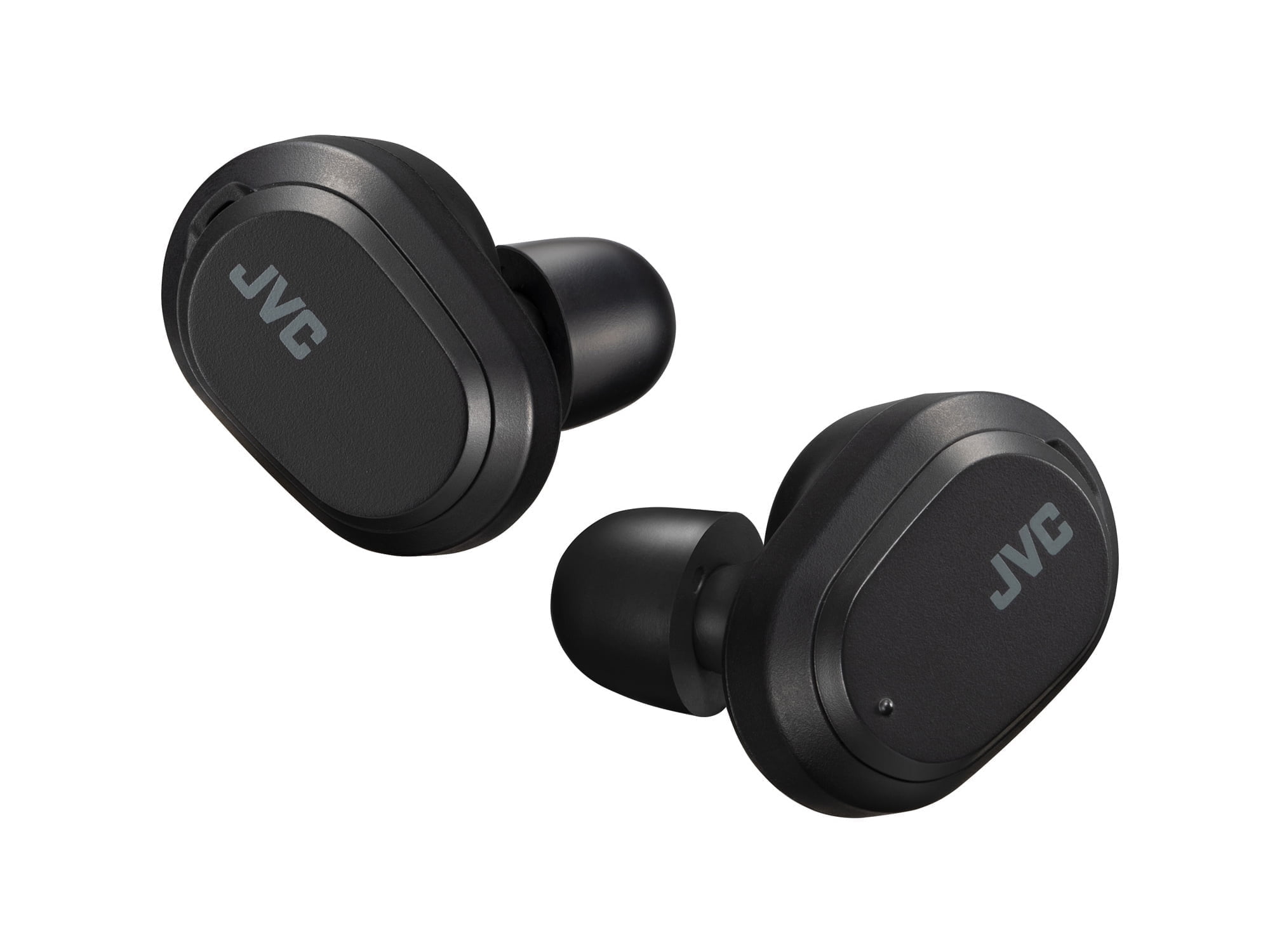 JVC HAA50TB Truly Wireless Earbuds Noise Cancelling Earbuds with Memory Foam Earpieces 32H Battery Life with Charging Case Touch Talk Bluetooth 5.0 Touch Sensor Control Waterproof IPX4 Black Walmart.c...