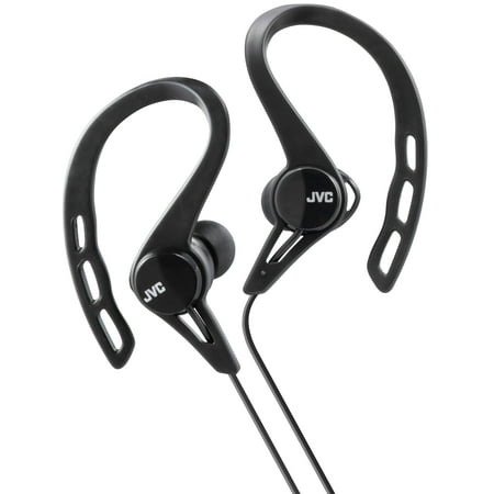 JVC - Wired Ear Clip-On Earbud Headphones - Black