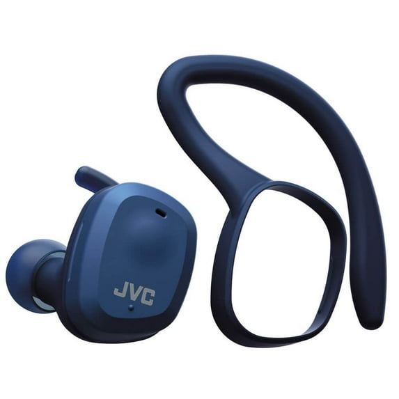 JVC HAET45TA Fitness In-Ear True Wireless Headphones with Dual Use Design- Blue