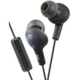 thumbnail image 1 of JVC HAFR6B Gumy Plus Headphones (Black), 1 of 7