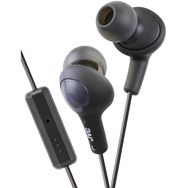 JVC HAFR6B Gumy Plus Headphones (Black)