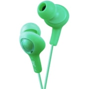 JVC HAFX5G Gumy Plus Inner Ear Headphones (Green)