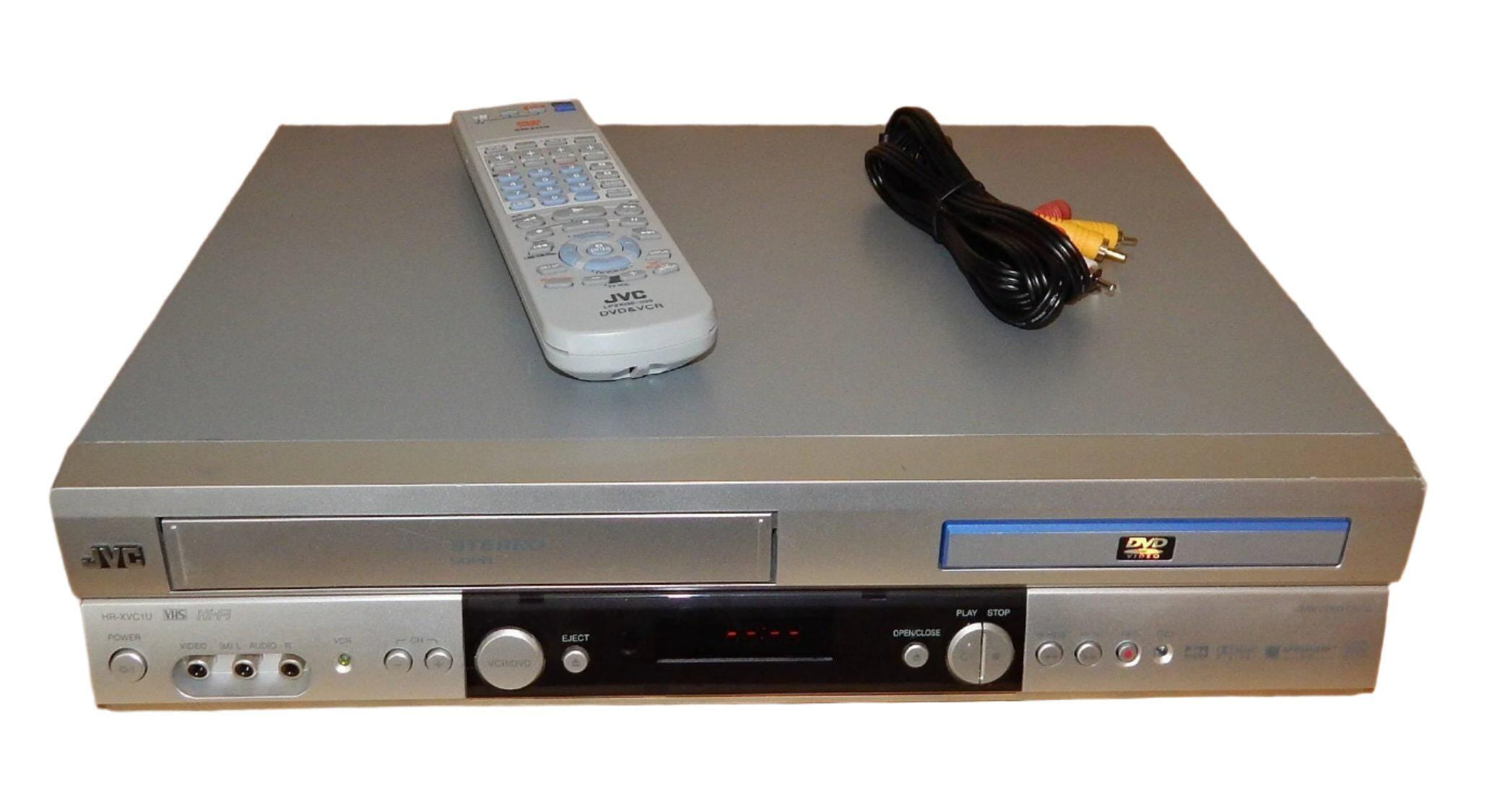 JVC XV-C25U DVD Player VCR COMBO 4-HEAD VHS Recorder (includes av cables as well hotsell