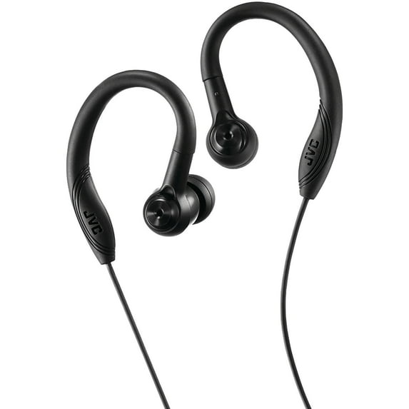 JVC In-Ear Headphones, Black, HAEC10B