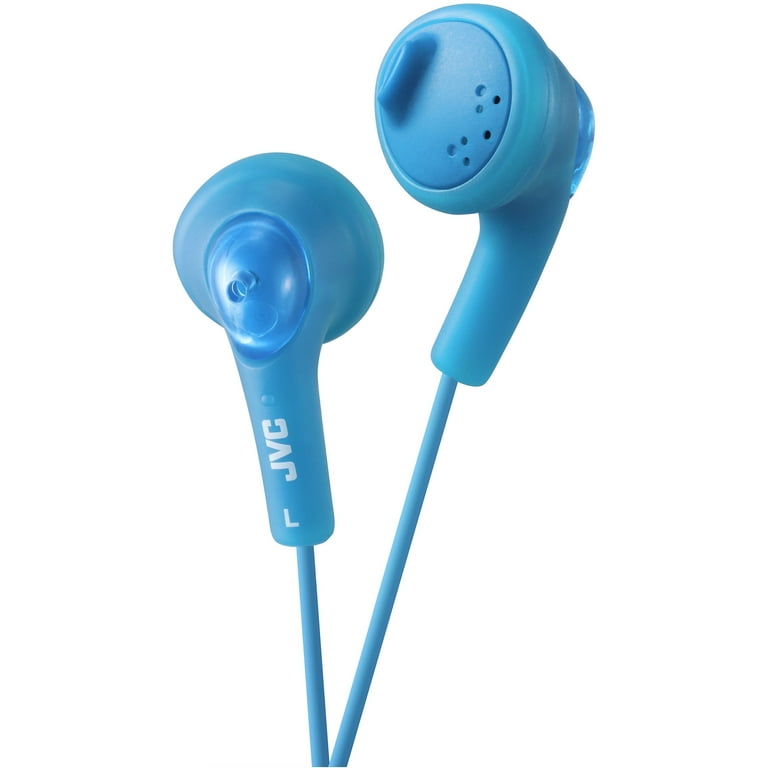 JVC In-Ear Headphones, Blue, HAF160A - Walmart.com