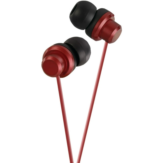 JVC In-Ear Headphones, Red, HAFX8R RIPTIDZ
