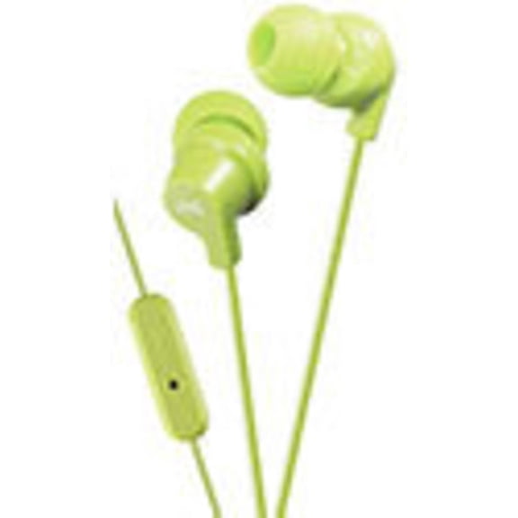 JVC Inner Ear Headphones, Green, HAFR15G