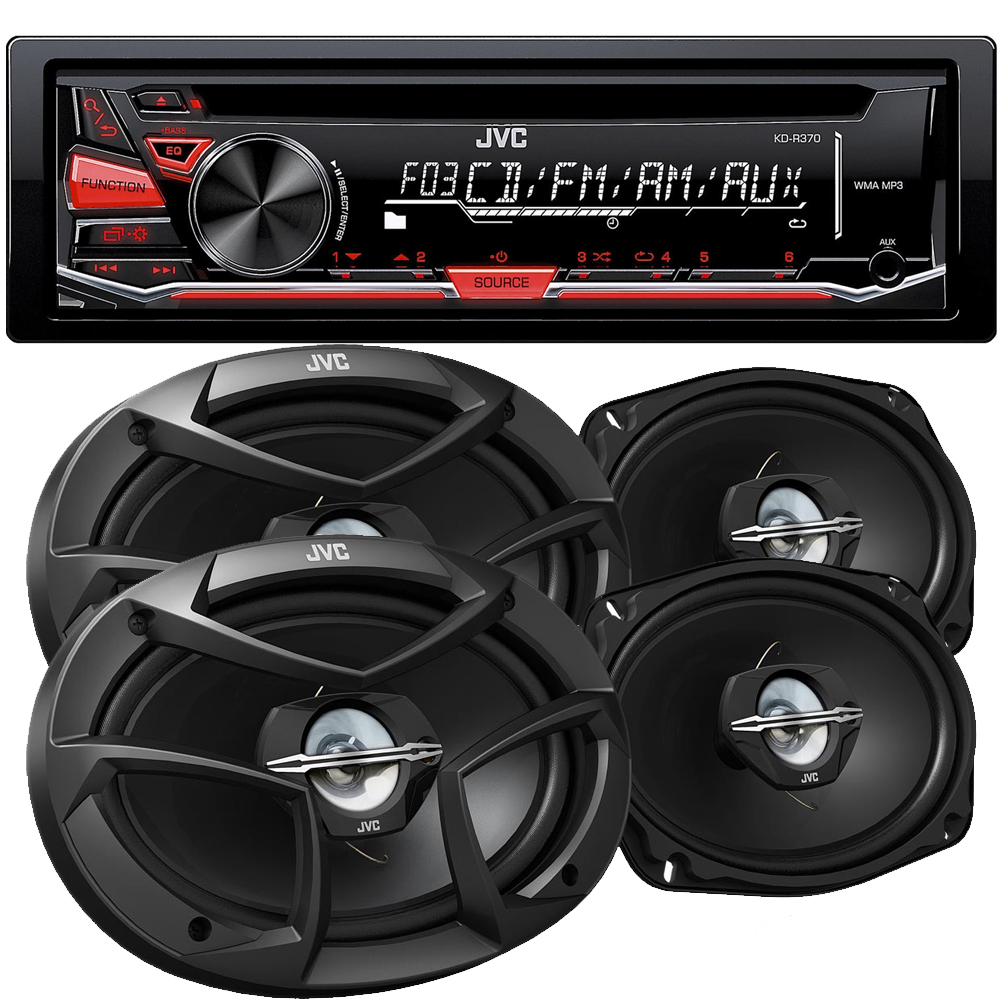 JVC KDR370 CD with 6x9 CSJ6930 Speakers