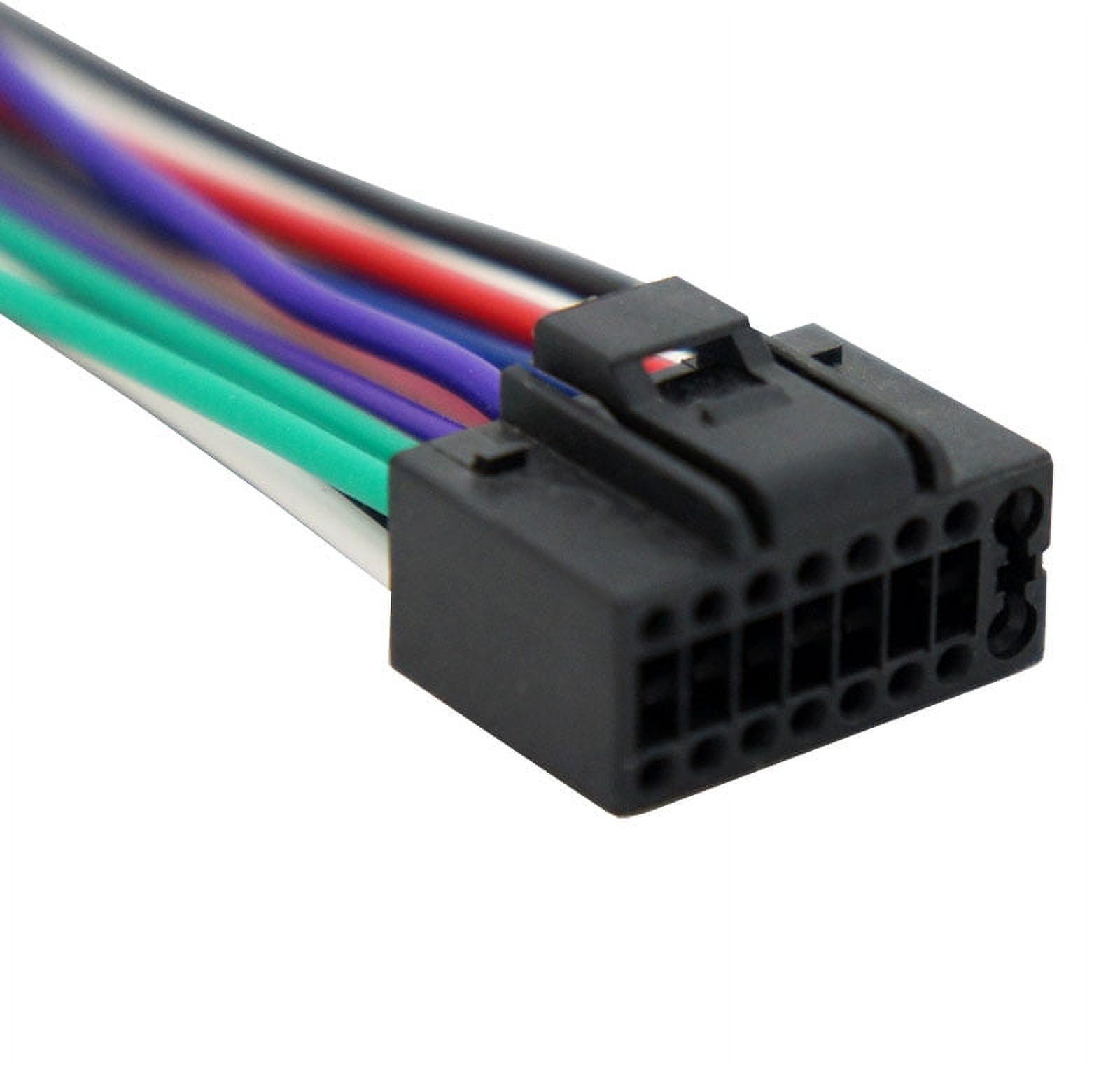 JVC KD-G230 Aftermarket Stereo Wire Harness – Replacement Cable By Harmony Accessory Master