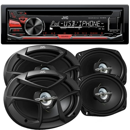 JVC KD-R670 CD with 6x9 CSJ6930 Speakers