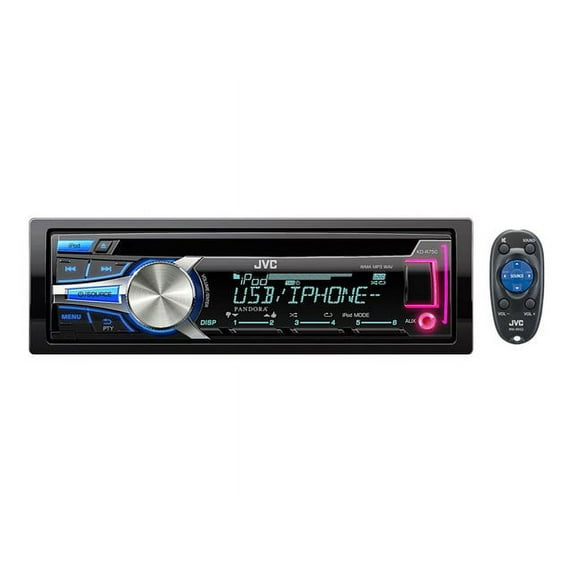 JVC KD-R750 - Car - CD receiver - in-dash - Single-DIN - 50 Watts x 4