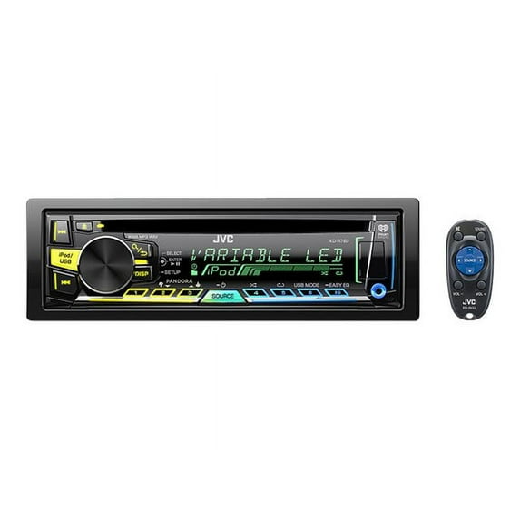 JVC KD-R760 Single DIN In-Dash CD/AM/FM Receiver with Android Music Playback