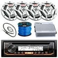 thumbnail image 1 of JVC KD-R99MBS Marine Boat Yacht Radio Stereo CD Player Receiver Bundle Combo 6.5" 2-Way Coaxial Speakers, 1 of 6