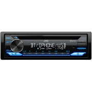 JVC KD-T710BT CD Single Din Car Stereo with High Power Amplifier, AM/FM Radio, Bluetooth Audio, USB, MP3 Player, Built for Smartphones