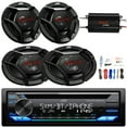 thumbnail image 1 of JVC KD-T920BTS 300W Peak 6.5" 2-Way & 500W Peak 6x9" 3-Way Car Speakers Bundle, Black, 1 of 6