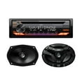 thumbnail image 1 of JVC KD-T920BTS CD Receiver with AM/FM Tuner Built-in Bluetooth CD Receiver with AM/FM Tuner Built-in Bluetooth + JVC CS-DF6920 6"x9" DF Series 2-Way Coaxial Car Speakers, 1 of 8