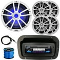 thumbnail image 1 of JVC KD-T92MBS Single-DIN Marine Bluetooth USB/AUX CD Player AM/FM Stereo Receiver W/Spa Bezel + Adapter Plate, 4x 6.5" 225W Max 2-Way Speakers W/Wire, 10" RGB LED Multi-Element Subwoofer, Antenna, 1 of 8