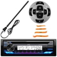thumbnail image 1 of JVC KD-T92MBS Single DIN Marine Motorsports Bluetooth USB/AUX CD Player AM/FM Radio Stereo Receiver W/Boat Wired Remote for JVC Receivers, Long Range Radio Antenna, 4-Piece Removal Pry Tool Set, 1 of 5