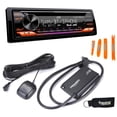 thumbnail image 1 of JVC KD-TD91BTS - CD Receiver w/ Bluetooth, USB, Amazon Alexa + Included SirusXM SXV300 Satellite Radio Tuner, 1 of 6