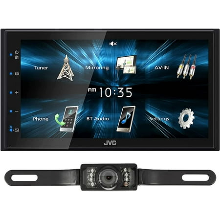 JVC KW-M150BT Digital Multimedia Receiver License Plate Backup Camera
