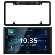 JVC KW-M180BT 2 DIN 6.75" Media Player USB Mirroring For Android Bluetooth + CAM1800 Backup CameraJVC KW-M180BT 2 DIN 6.75" Media Player USB Mirroring For Android Bluetooth + CAM1800 Backup Camera