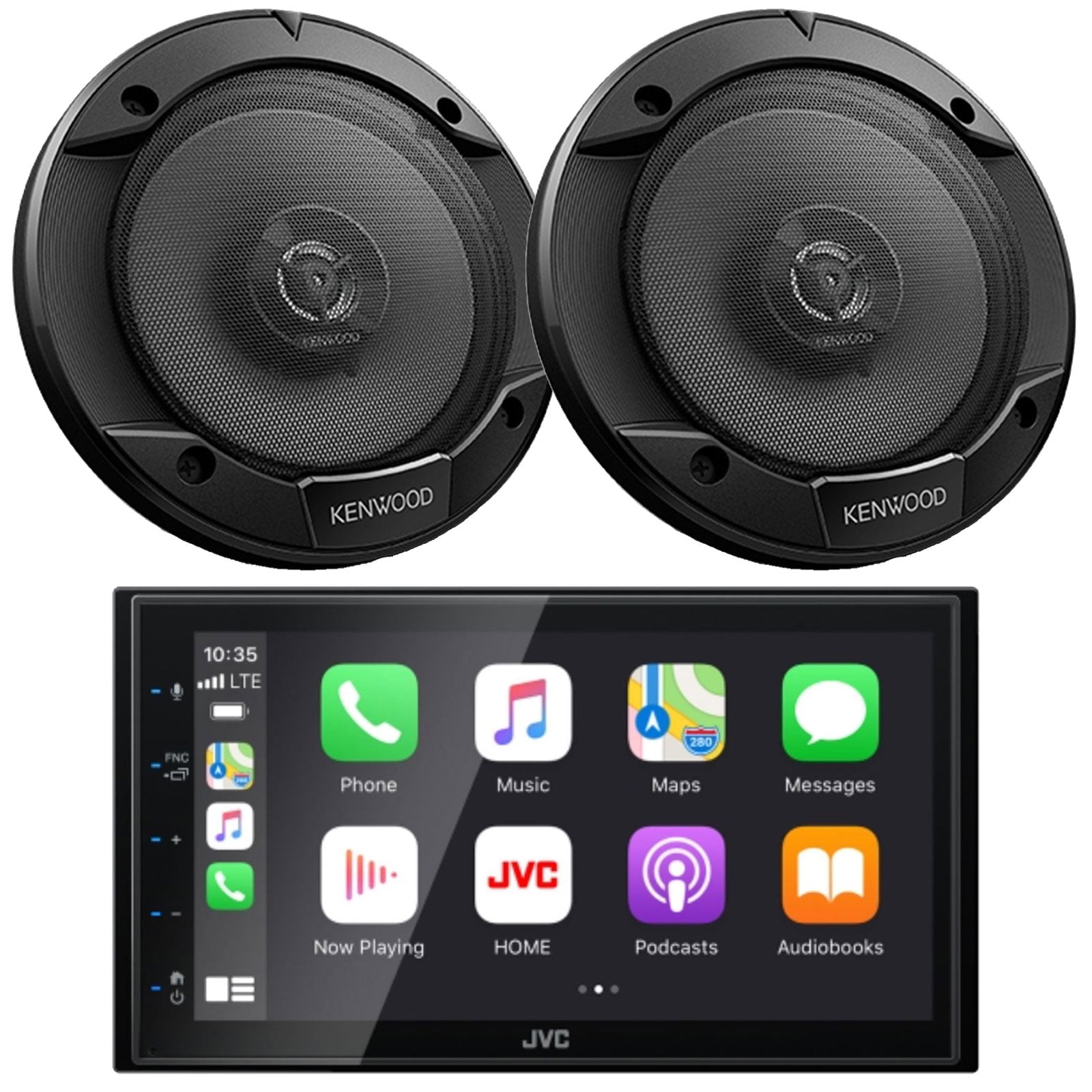 JVC KWM560BT Double DIN AM/FM Radio Stereo Bluetooth USB Digital Media