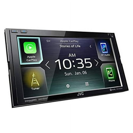 JVC - 6.8" - Android Auto/Apple® CarPlay™ - Built-in Bluetooth - In-Dash Digital Media Receiver - Black