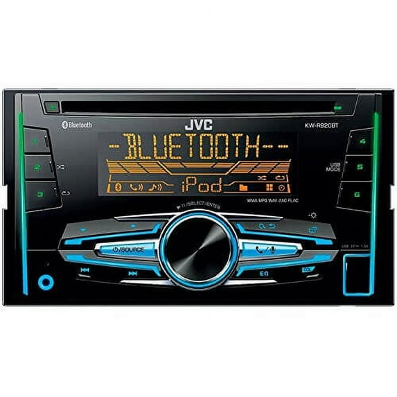 JVC KW-R920BTS Built-in Bluetooth/Satellite Radio-Ready in-Dash Receiver with Remote