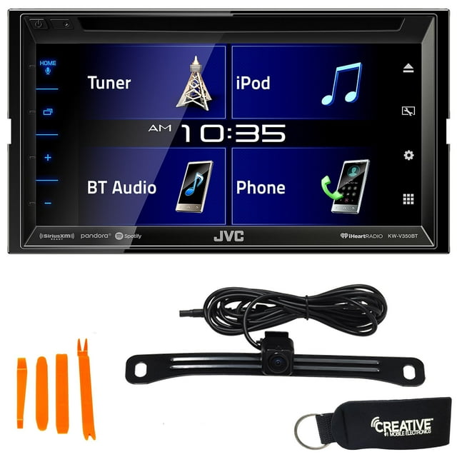 "JVC Car Stereo Radio System KWV350BT 6.8"" Receiver with Bluetooth