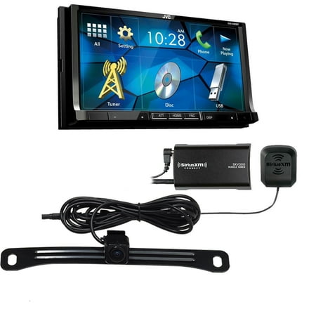 JVC KW-V420BT Receiver with Sirius XM Tuner & Back Up Camera