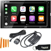 JVC KW-V950BW Compatible With CarPlay, Wireless Android Auto + SiriusXM Satellite Radio Tuner