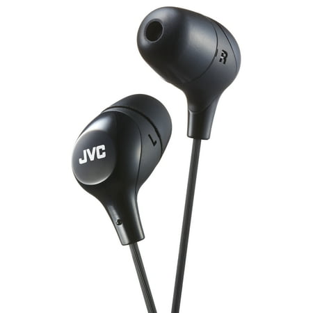 JVC - HA FX38M-E Marshmallow Wired In-Ear Headphones - Black