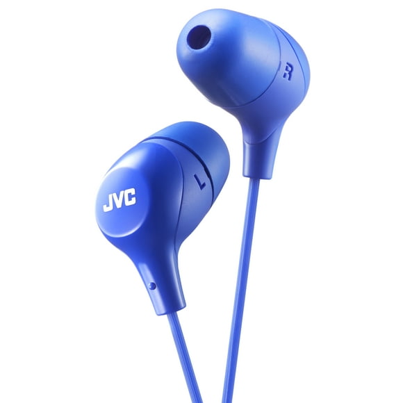 JVC Marshmallow Memory Foam Earbuds Headphones - Blue HAFX38A