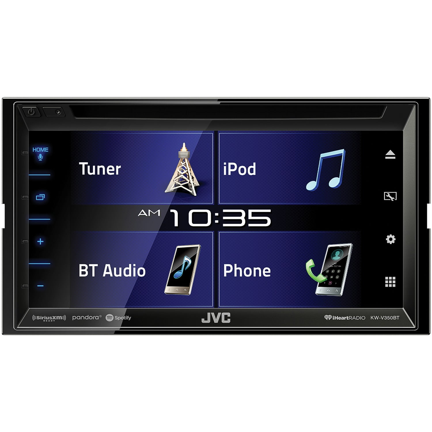 JVC Mobile KW-V350BT 6.8" Double-DIN In-Dash DVD Receiver with Bluetooth and SiriusXM Ready