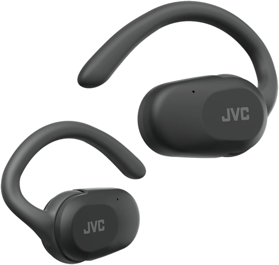 JVC Nearphones Open-Ear True Wireless Earbuds with Pivot Motion - HANP40TB