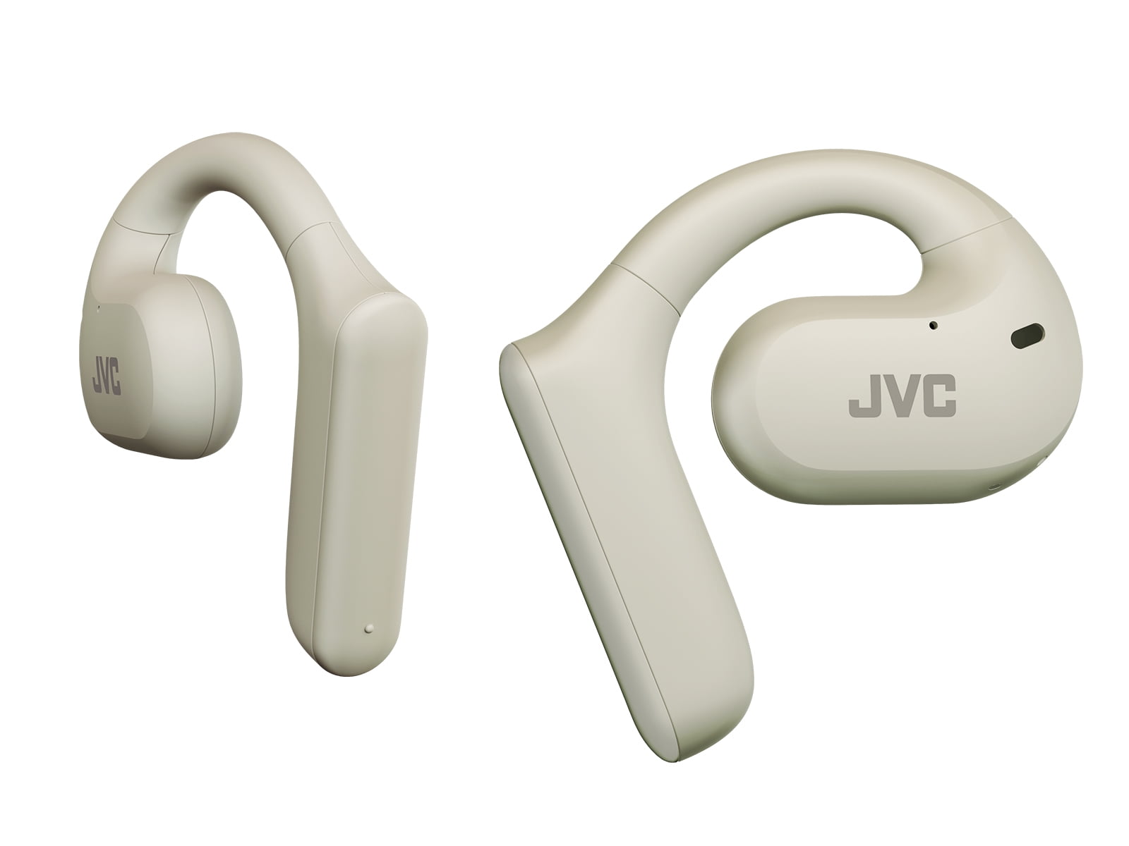 JVC Nearphones Open Ear True Wireless Headphones with 16mm Large Drivers  for Powerful Sound, Single Ear use, and Long Battery Life (up to 17 Hours)  