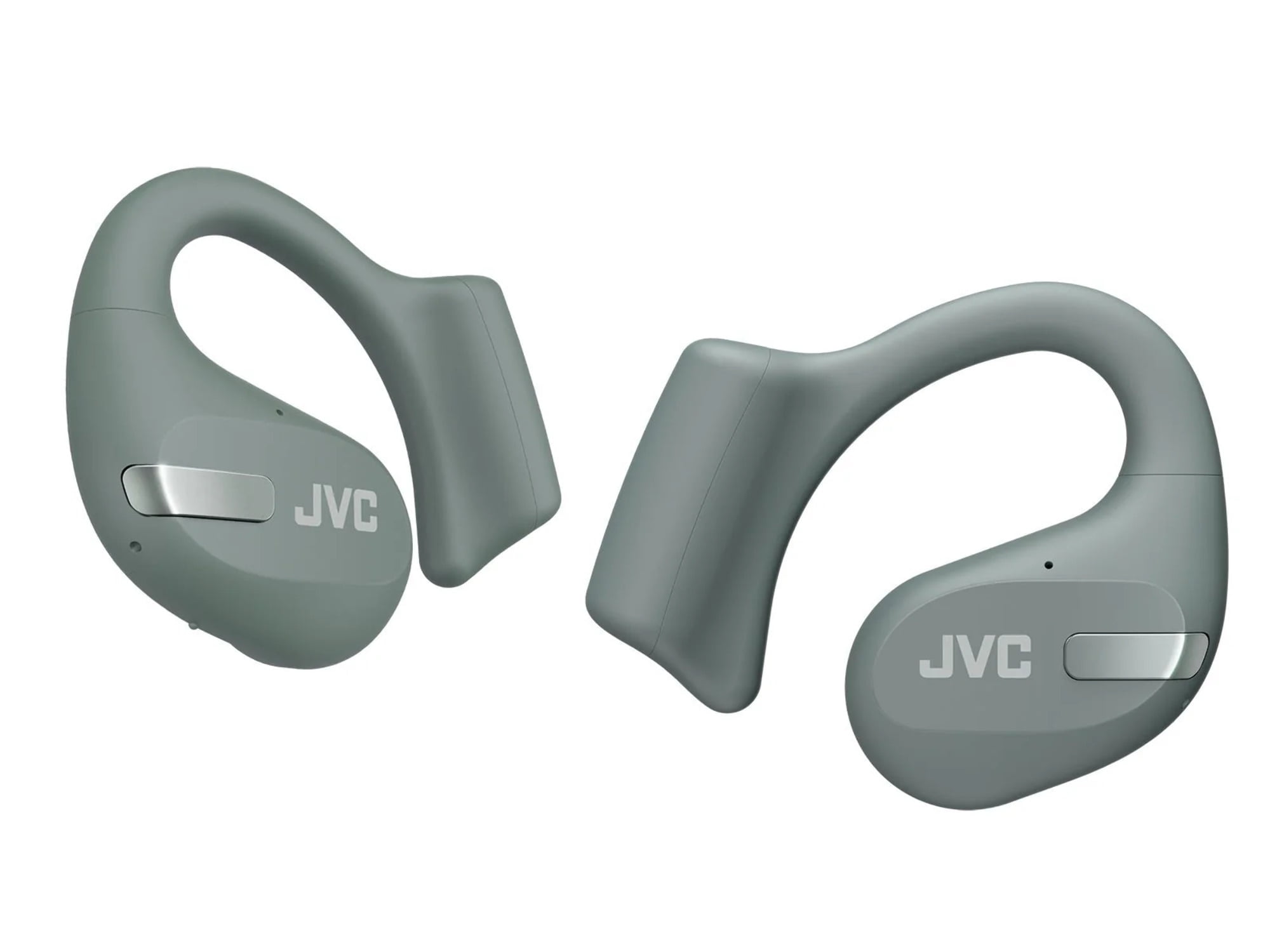 JVC New Nearphones Open Ear True Wireless Headphones with 16mm Large Drivers for Powerful Sound, Single Ear use, Compact Size, and Long Battery Life (up to 38 Hours) - HANP50TG (Green)