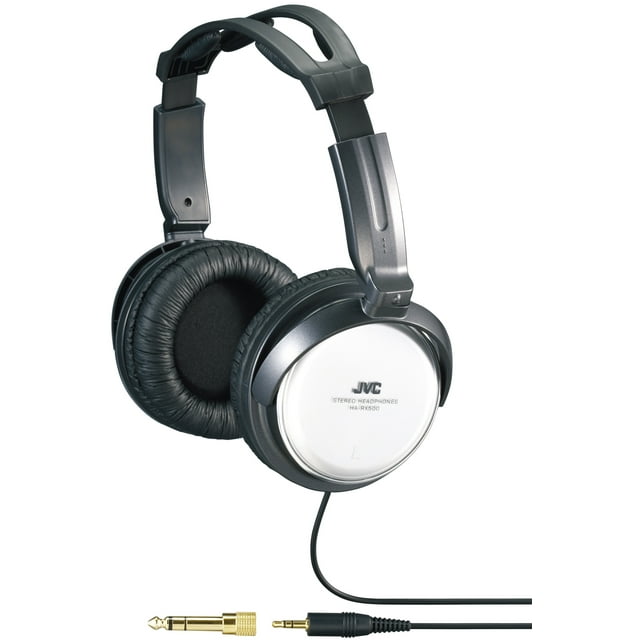 JVC Noise-Canceling On-Ear Headphones, Gray, HARX500