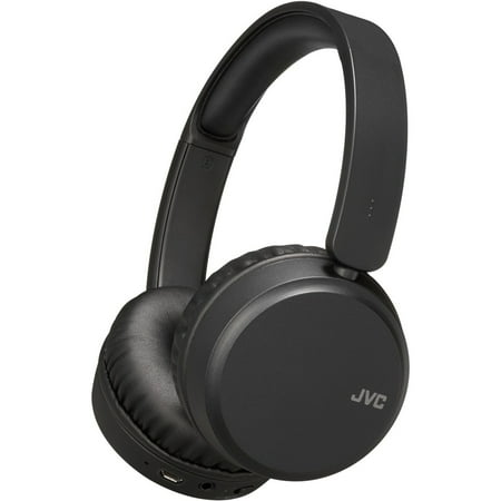 JVC - On-Ear Wireless Headphones with Noise Canceling - Black