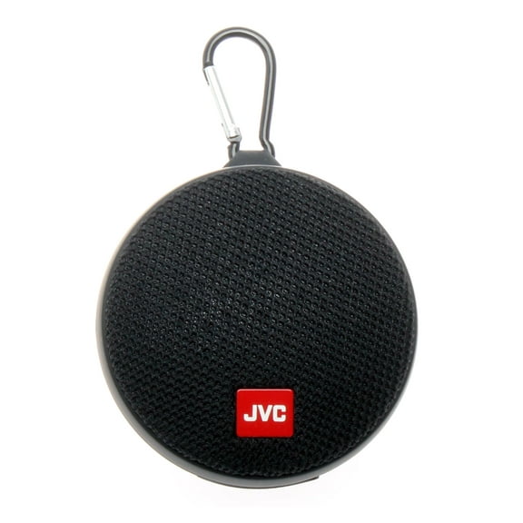 JVC Portable Wireless Speaker with Surround Sound, Bluetooth 5.0, Waterproof IPX4, 7-Hour Battery Life - SPSA2BTB (Black)
