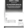 thumbnail image 1 of Instruction Manual ONLY for JVC RX-805-VTN RX-805VLTN Receiver Owners Instruction Manual REPRINT, 1 of 1