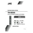 thumbnail image 1 of JVC TH-BD30 XV-THBD30 Home Theater System Owners Instruction Manual REPRINT, 1 of 1