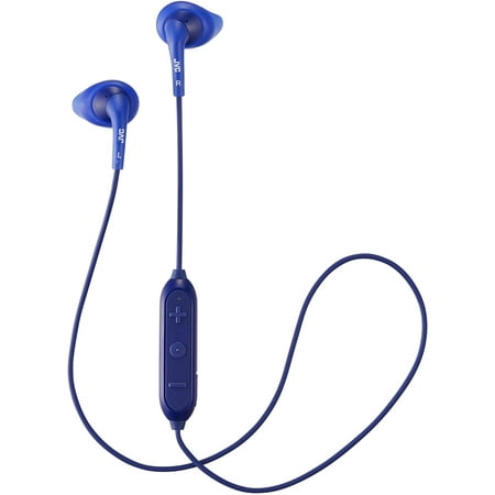 JVC - HA EN10BT Gumy Sport Wireless In-Ear Headphones - Blue