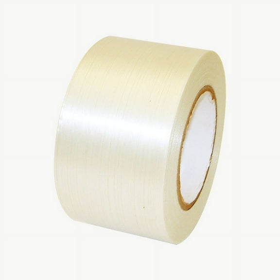 JVCC 761 Industrial Grade Filament Strapping Tape: 3 in x 60 yds. (Natural)