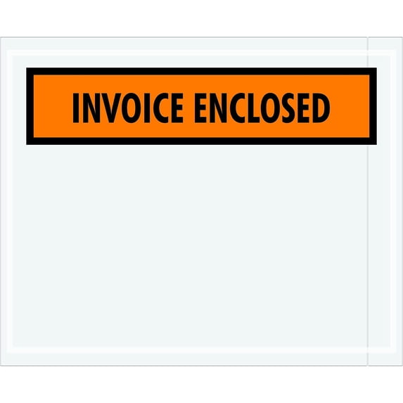 JVCC Adhesive Envelopes (ENV-PS): 4-1/2 in. x 5-1/2 in. ("INVOICE ...